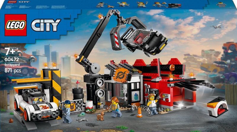 LEGO City Autokrat - Bouwspel - 4 Minifiguren - 2 Bouwmachines - 60472