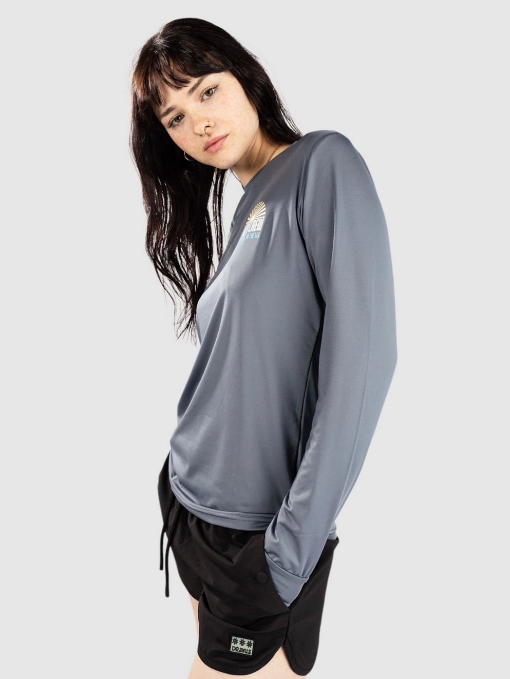 Salty Crew In The Rays Sun Longsleeve Lycra fin blue