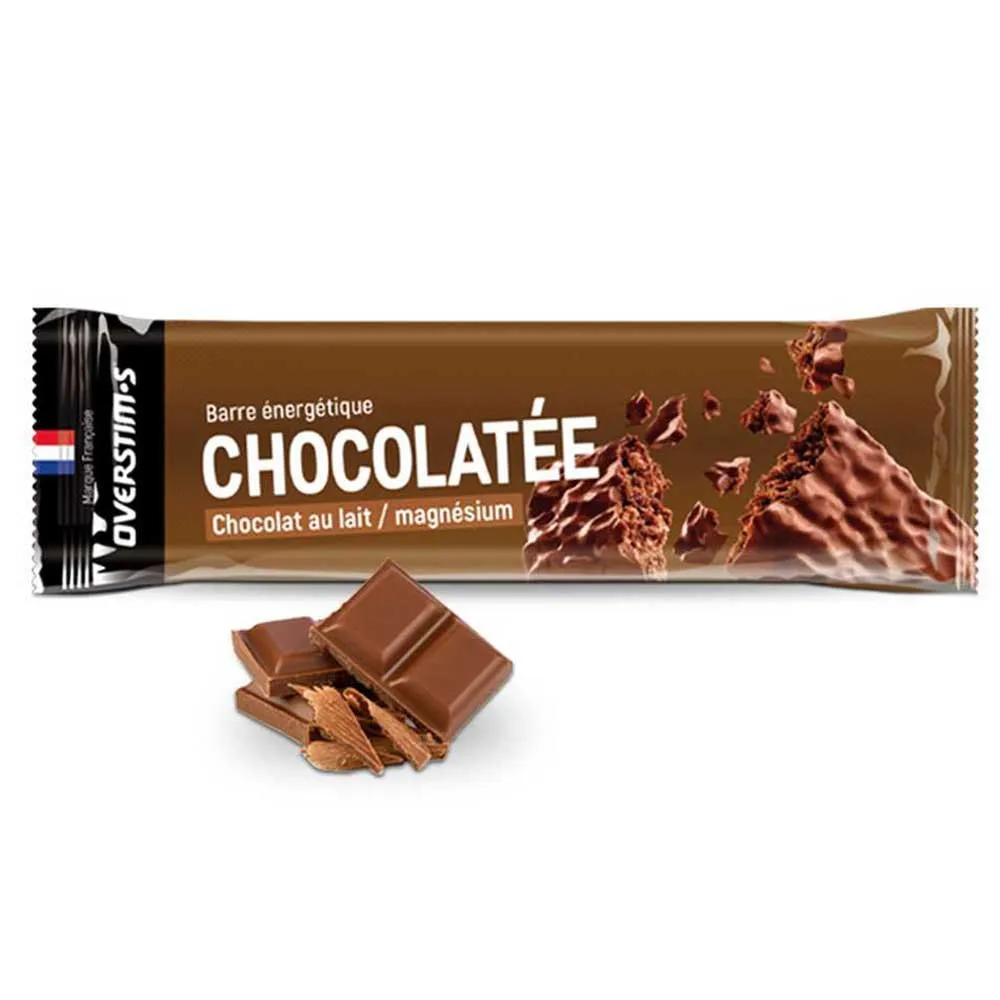 Barra Energética de Magnésio Overstims com Chocolate ao Leite 50g