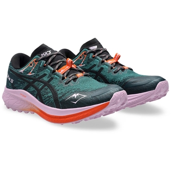 Asics Fuji Lite 5 Laufschuhe Rainy Lake / Black Damen