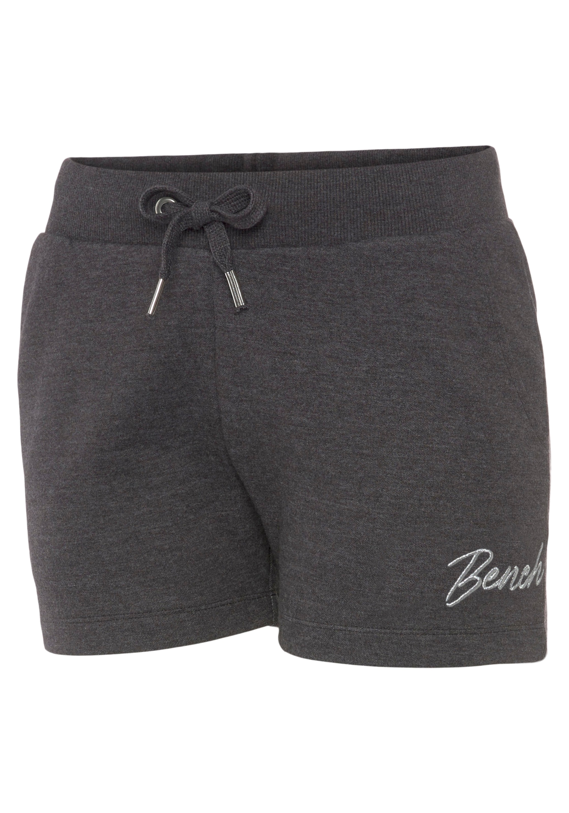 Bench. Loungewear Relaxshorts  mit kleiner glänzenden Logostickerei, Loungewear