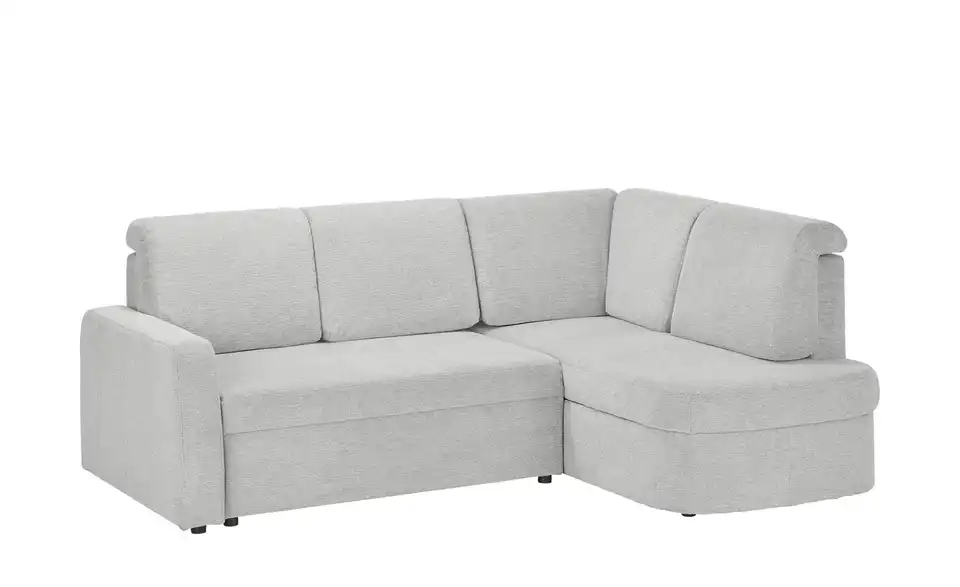 Ecksofa Silbergrau rechts