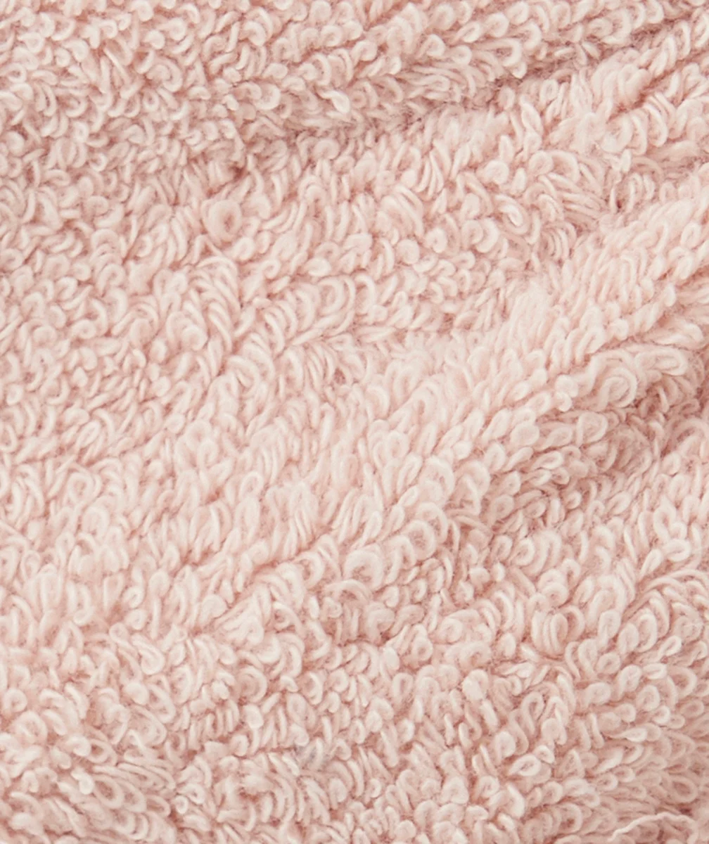 MUSHIELOT DE 2 GANTS DE TOILETTE EN COTON BIO COULEUR PÊCHE