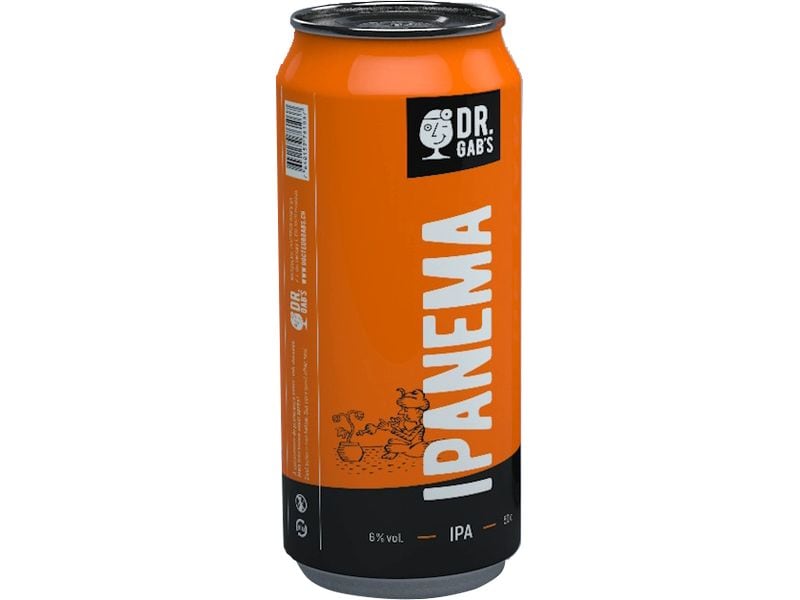 Docteur Gab's Bier Ipanema IPA 6 x 0.5 l Fruchtig-bitteres India Pale Ale aus der Schweiz