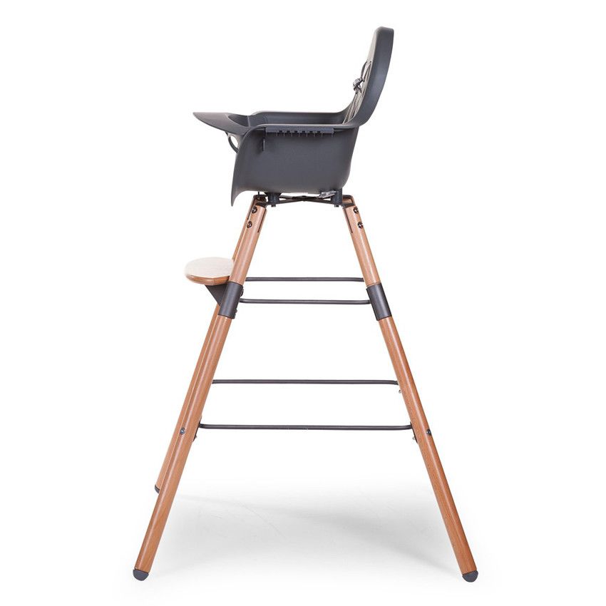 Set de pieds longs + repose pied pour Evolu 2 - Bois/Anthracite - Doré