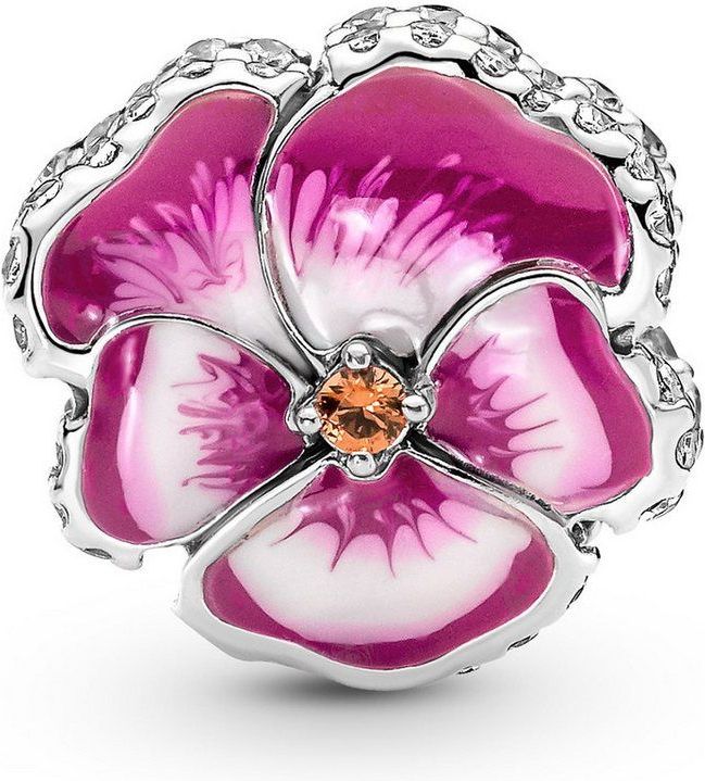 Pandora - 790777C01 - Bedel - Roze Viooltje