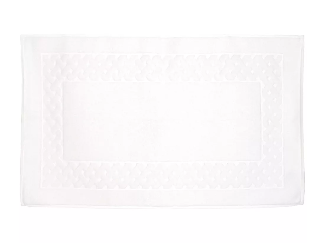 Tapis de bain 50x80 cm ROYAL CRESENT Blanc 850 g/m2
