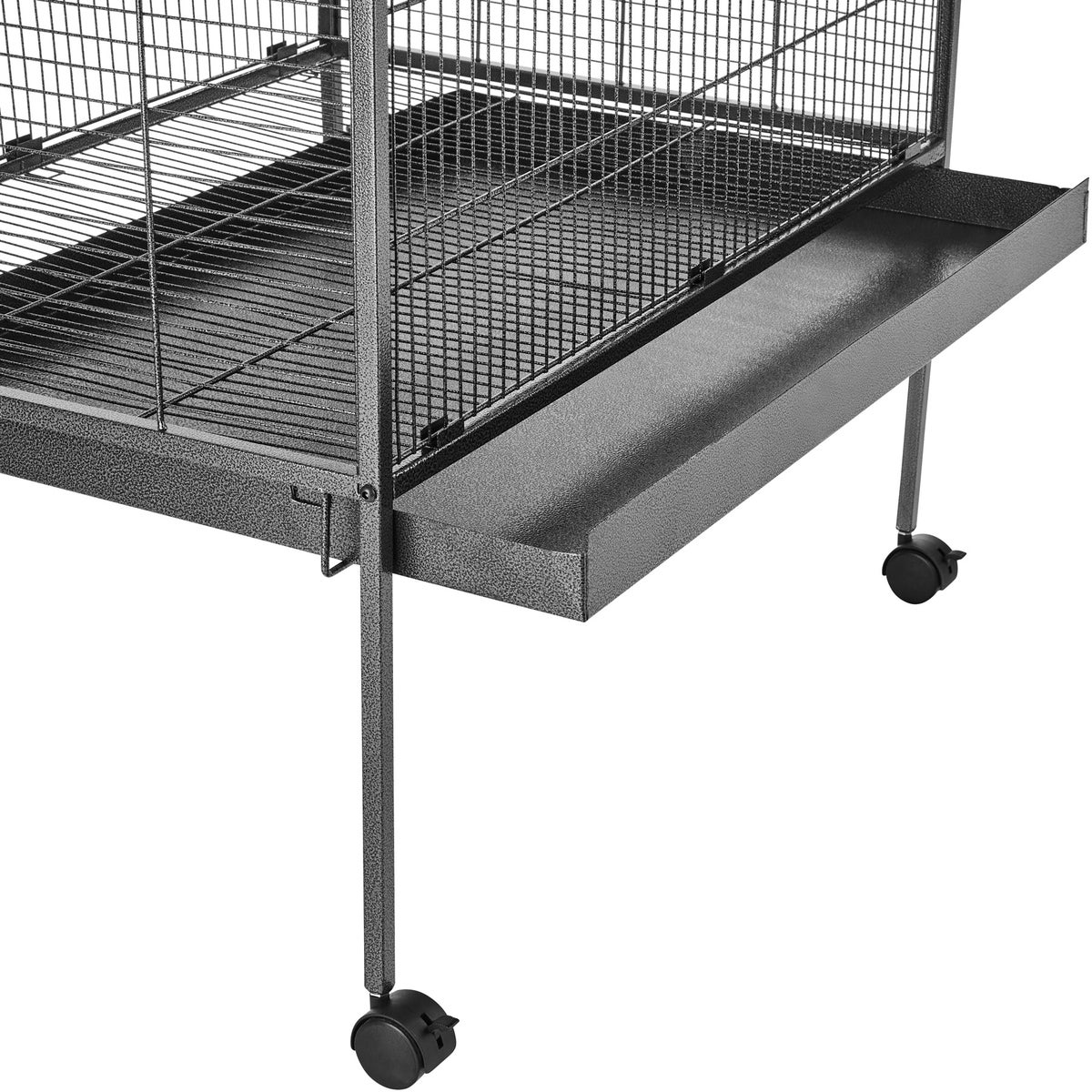 Tectake Bubi vogelkooi in hamerslaglook 85 x 60 x 168 cm