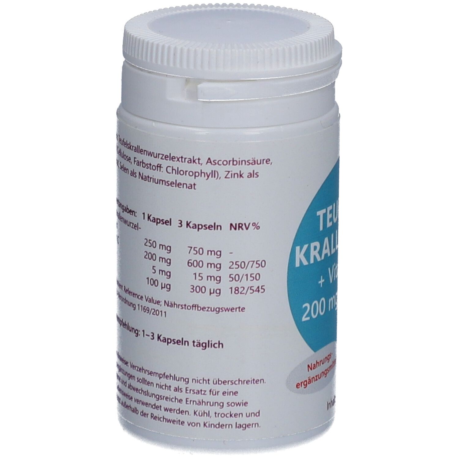 Teufelskralle 250 mg + Vtamin C 200 mg