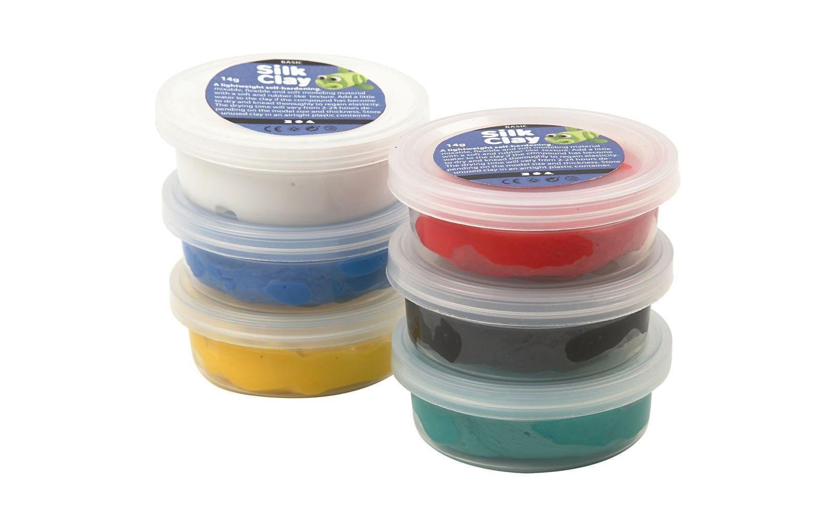 Modellier-Set Silk Clay 6 x 14 g StandardAufbewahrung Silk Clay