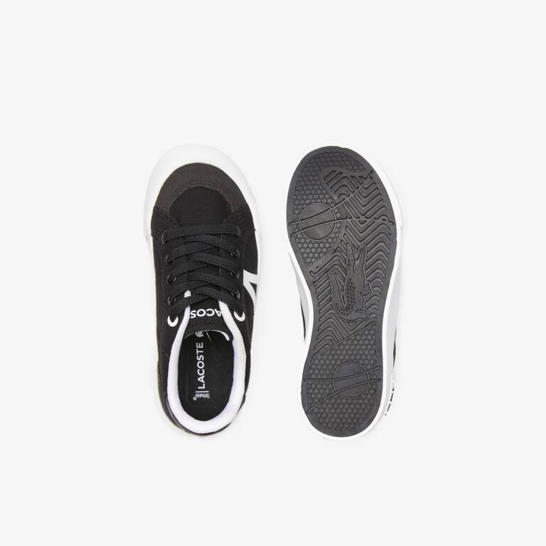 Sneakers L004 bébé Lacoste en textile Chaussures - Noir - Lacoste - Enfant
