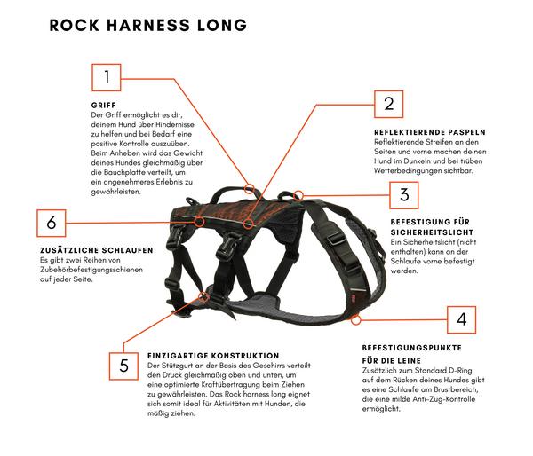 Non-stop dogwear Mehrzweck-Hundegeschirr Rock