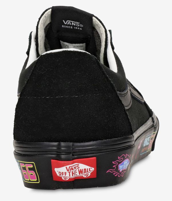 Vans Sk8-Low Schuh (market black neon)