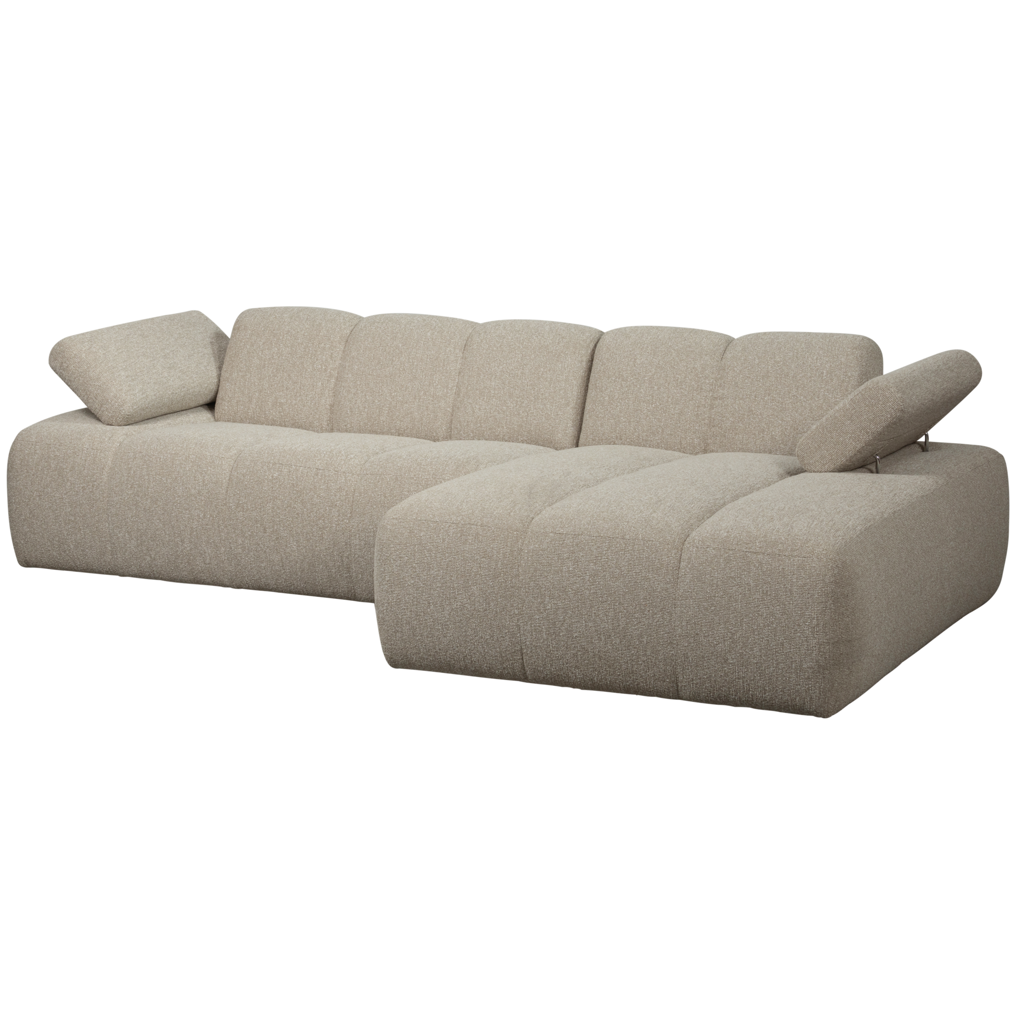 Mojo Chaise Longue - Bouclé - Beige Melange Mojo Chaise Longue - Rechts - Bouclé - Beige Melange