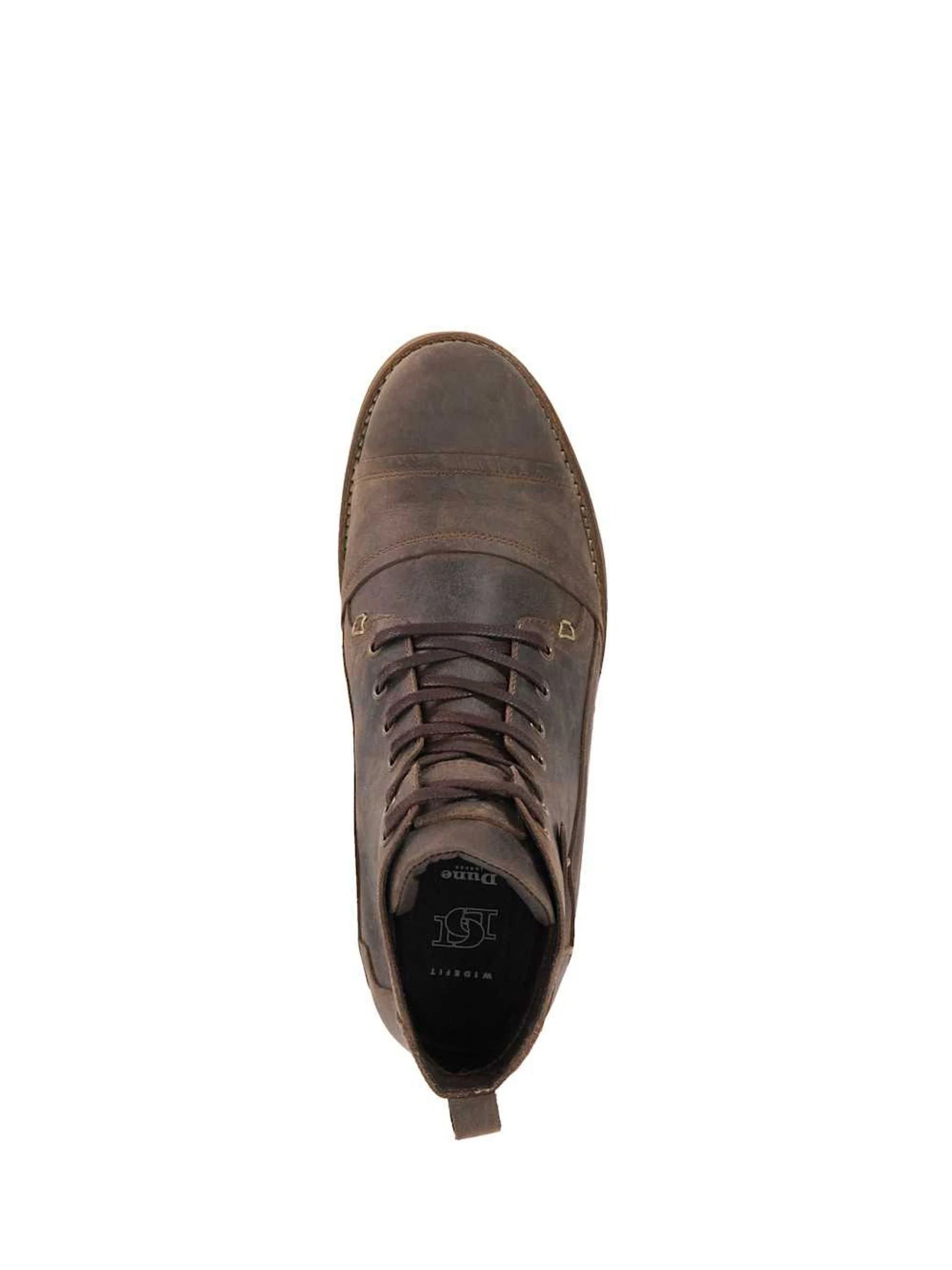 Dune London Simon veterlaarzen met naaddetail