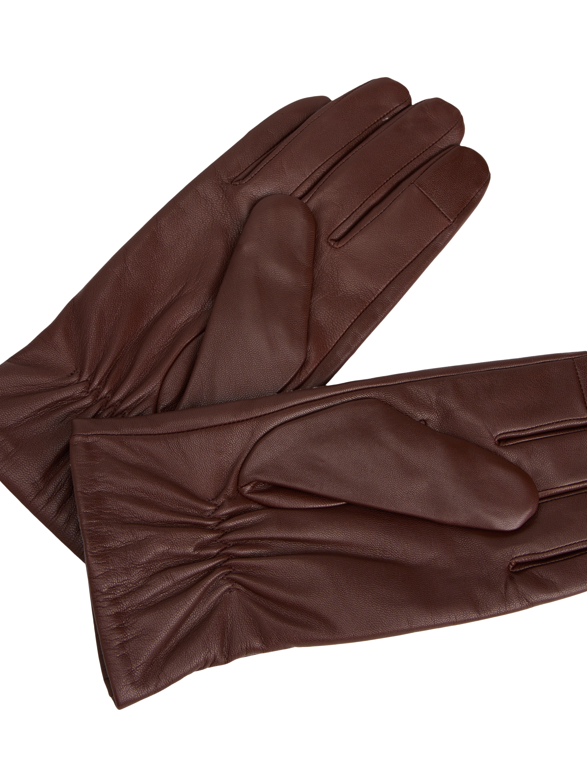 Tommy Hilfiger Lederhandschuhe »ESSENTIAL FLAG LEATHER GLOVES«, mit Tommy Hilfiger Flagge
