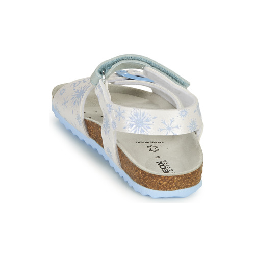 Geox - ADRIEL GIRL - Blanc / Bleu