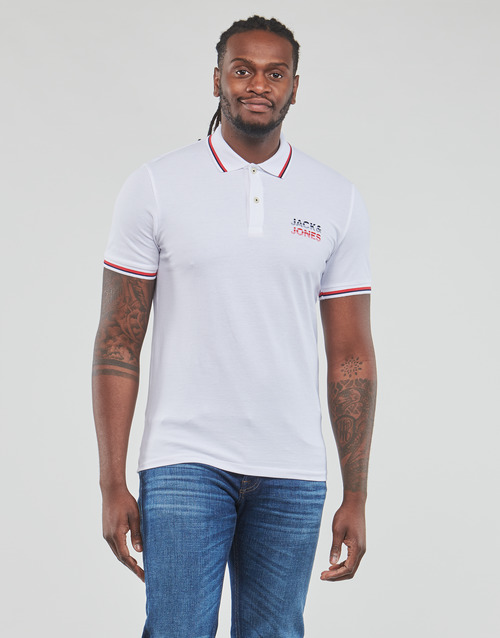 Jack & Jones - JJATLAS POLO SS - Blanc