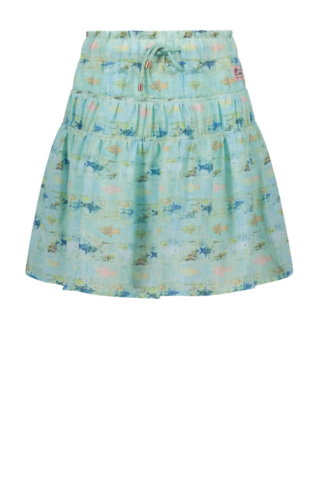 NONO rok Nellie van polyester mintgroen