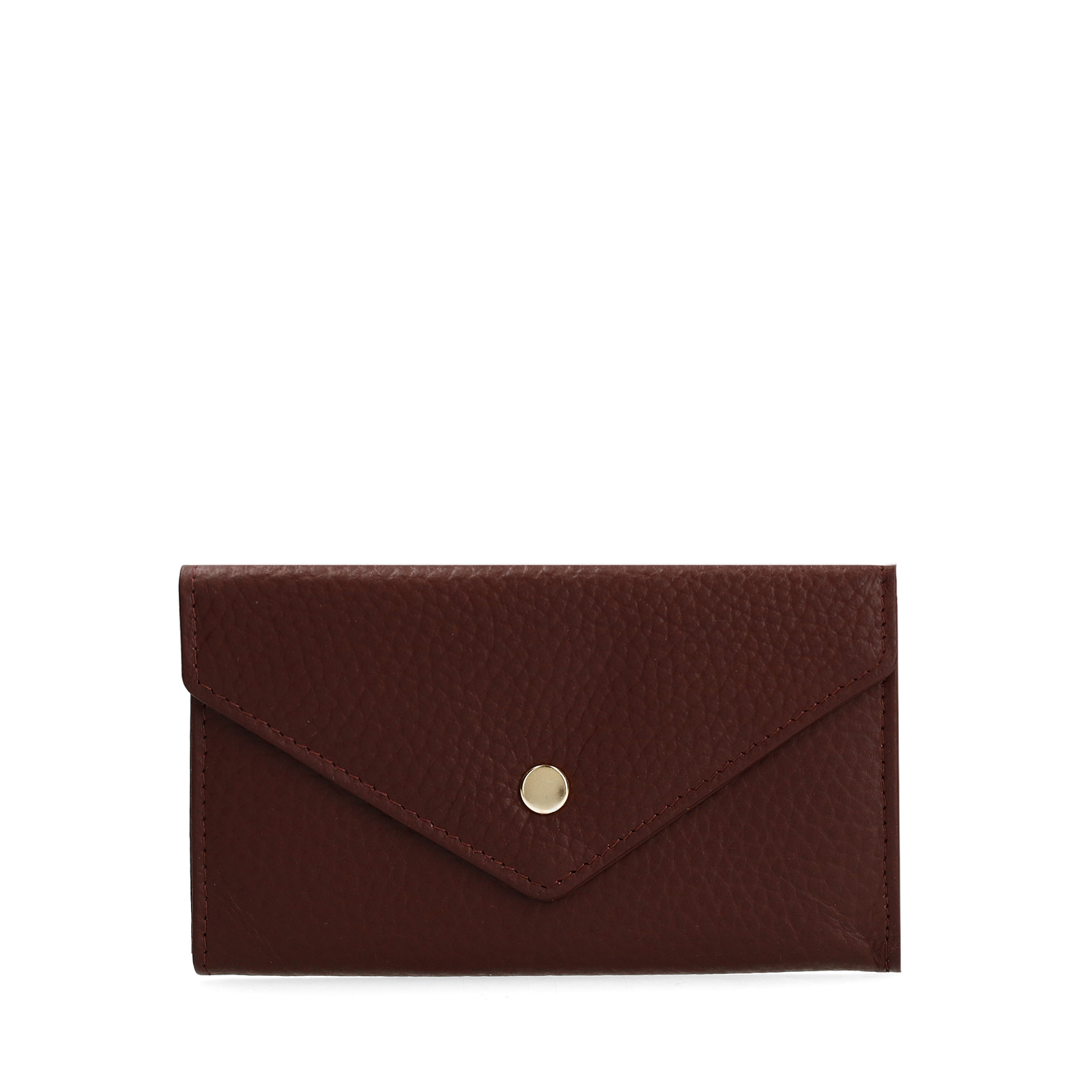 Burgundy leren portemonnee