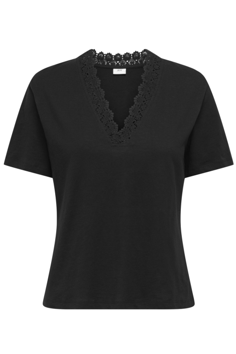 Jacqueline de Yong zwarte dames t-shirt