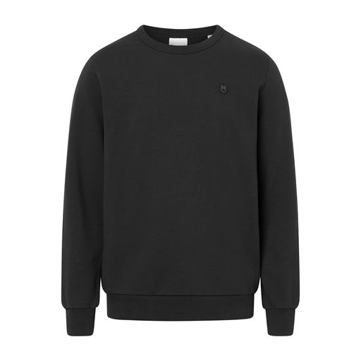 Knowledge Cotton Apparel Erik Sweatshirt, Black Jet, M