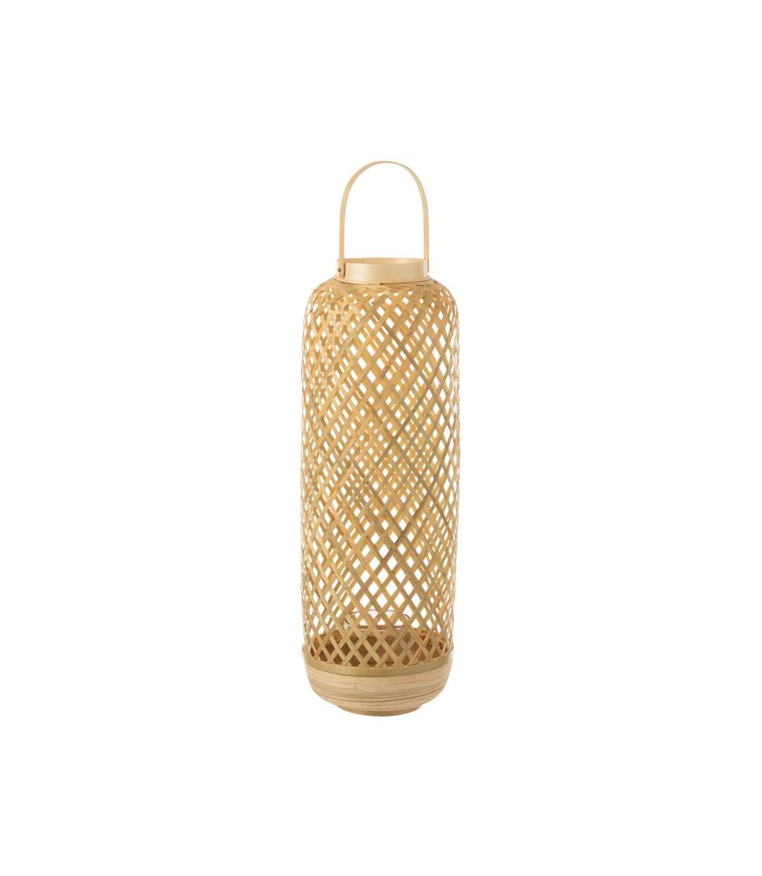 Paris Prix - Lanterne Déco En Bambou evi 60cm Naturel