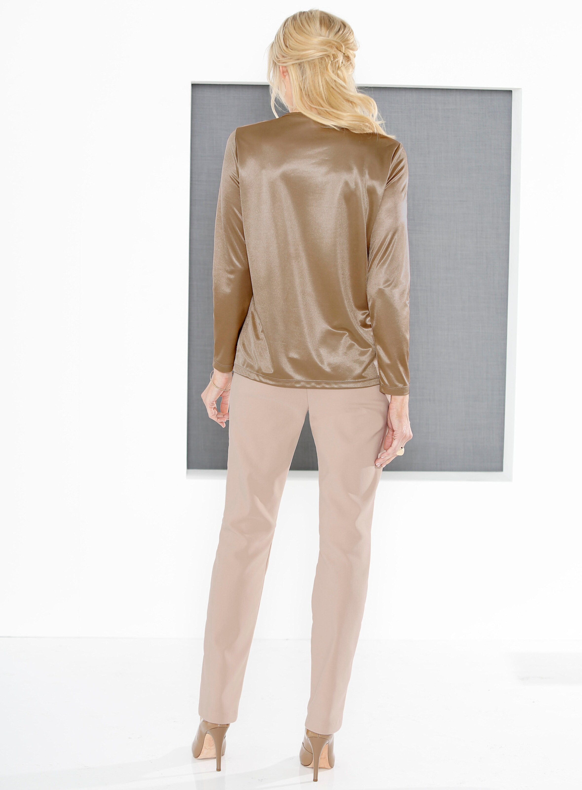 Stretch-Hose in beige