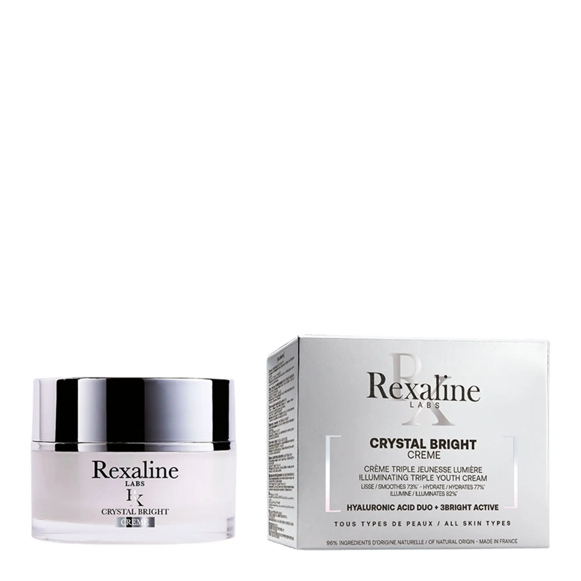 Rexaline - Cristal Bright CrèmeCrème Jeunesse Lumière 50ml - Soin de jour