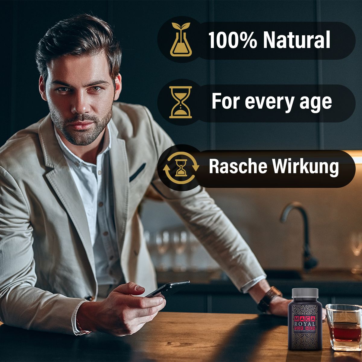 Saint Nutrition® | Maca Royal | Potenz Kapseln