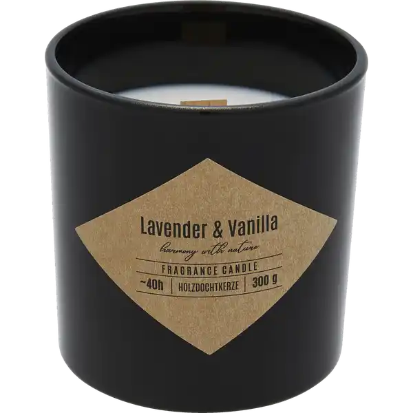 Duftglas Mit Holzdocht Lavendel Vanilla