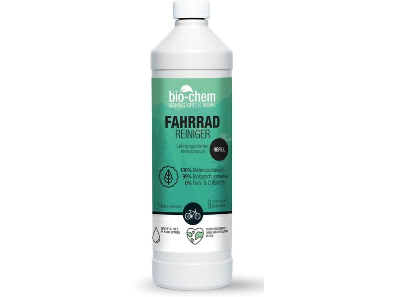 Bio Chem Fahrradreiniger Refill 1 l Zuverlässiger Veloreiniger mit Sprühkopf