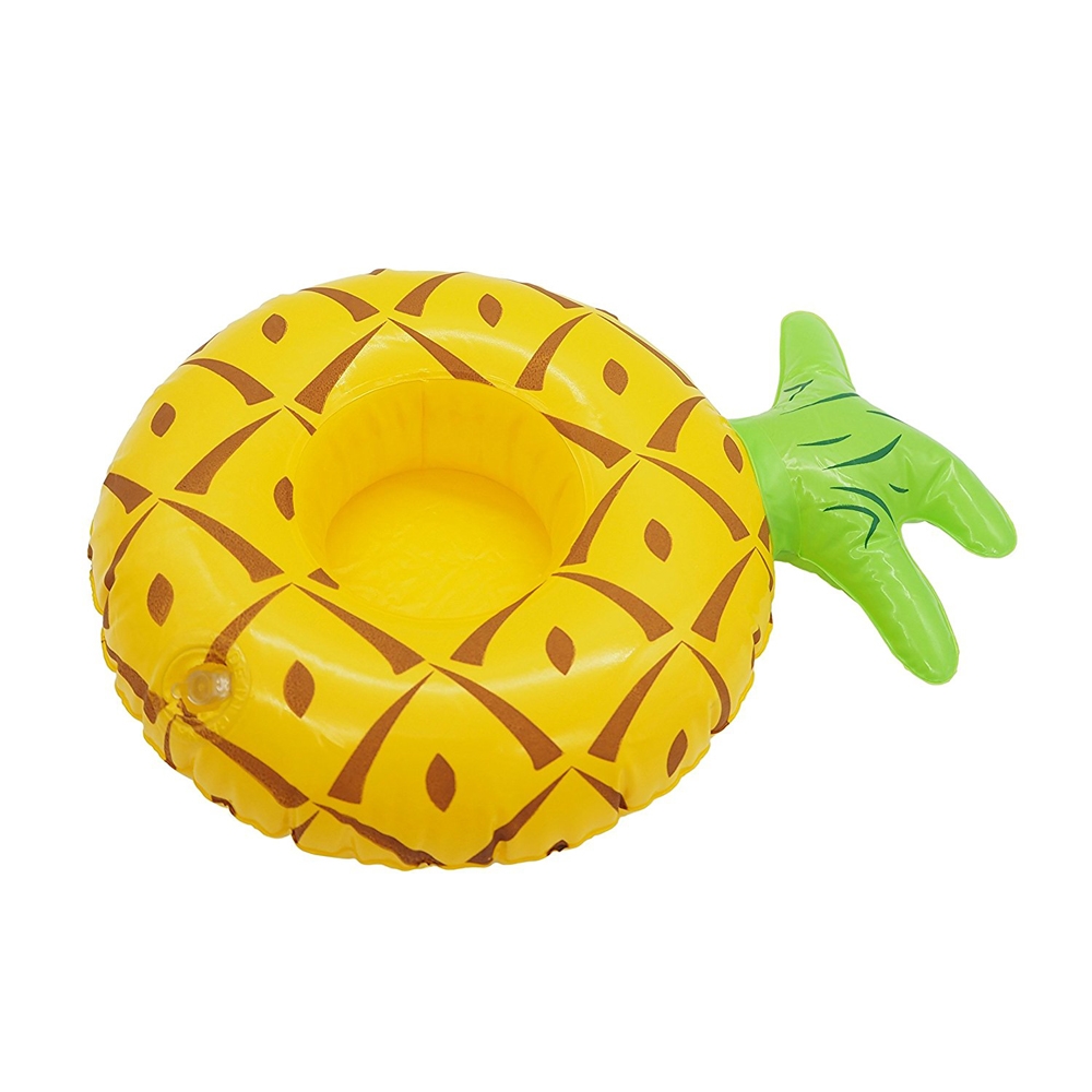 Aufblasbarer Becherhalter Getränkekühler - Ananas Pineapple