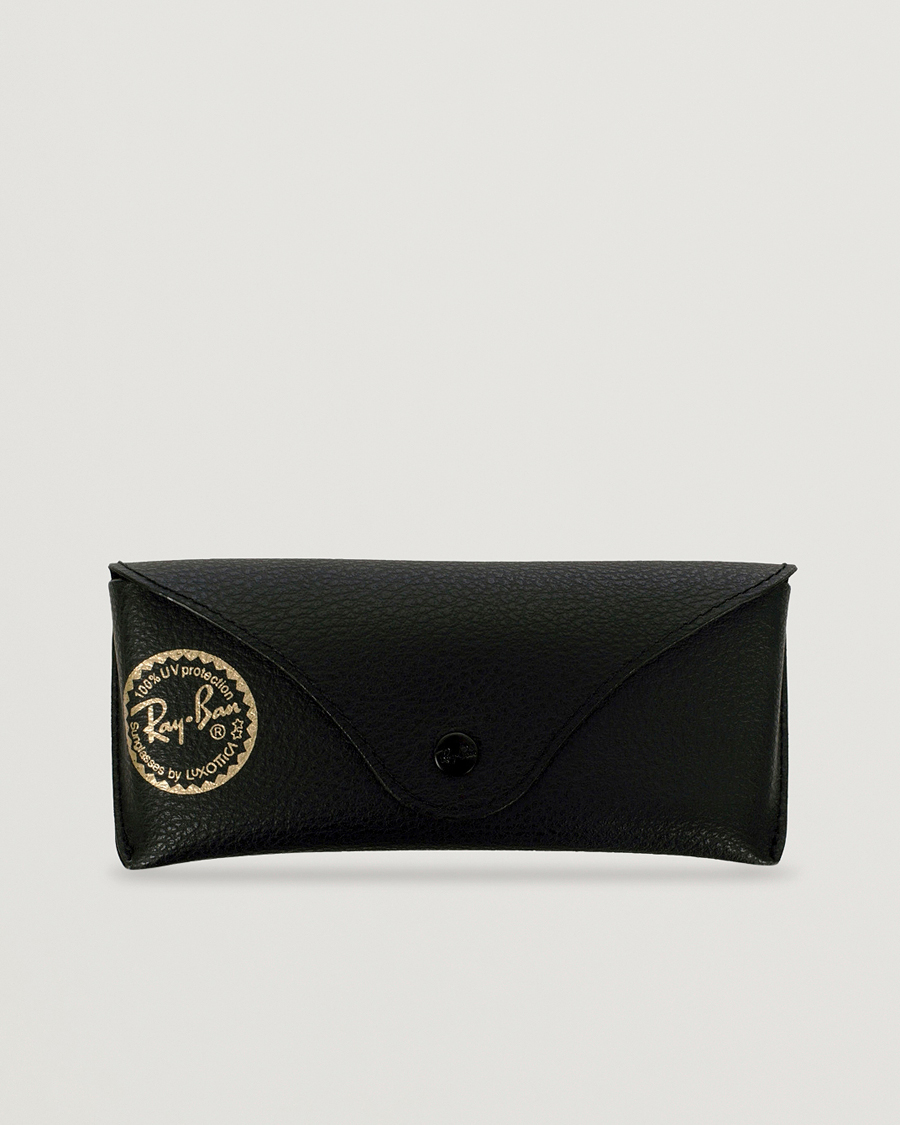 Ray-Ban Original Wayfarer Sunglasses Black/Crystal Green