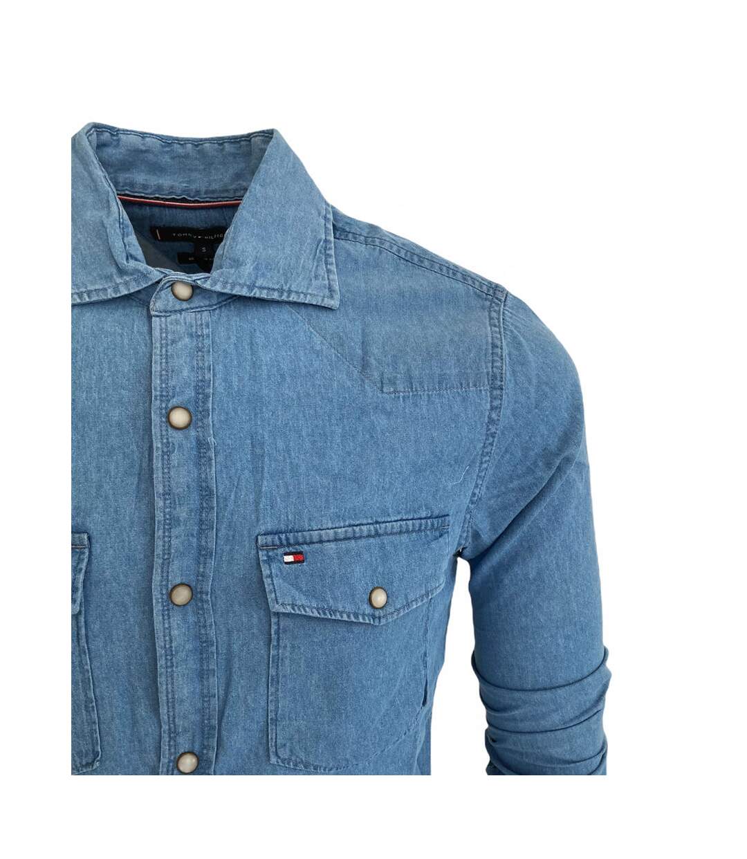 Chemise Tommy Hilfiger Chemise jeans 455 bleu clair