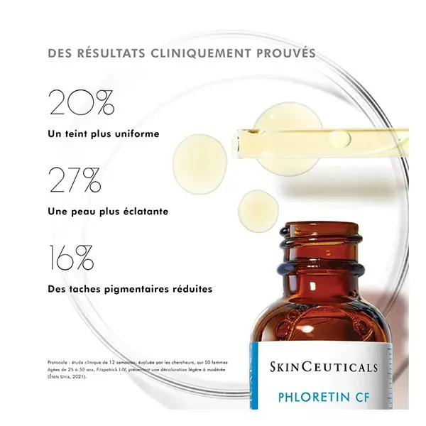 Rotina Anti-Manchas Escuras Skinceuticals: Phloretin CF 30ml e Protetor Solar Clareador Avançado com Proteção UV FPS 50 40ml