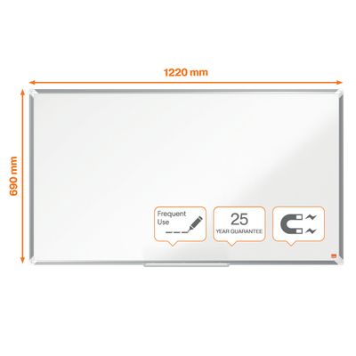 Nobo Premium Plus Widescreen - Tableau blanc émaillé - magnétique - 122 x 69 cm
