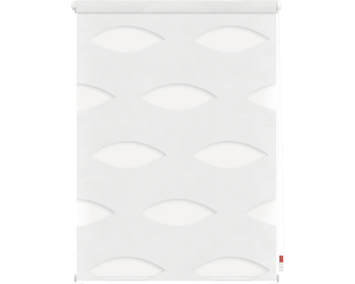 Lichtblick dubbel rolgordijn Ellipse, zonder boren, 45x150 cm, wit, inclusief klembeugels