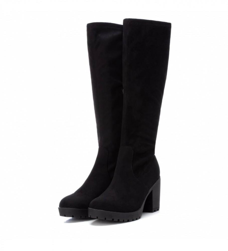 Botas Refresh 170433 pretas - Altura do salto: 8 cm -