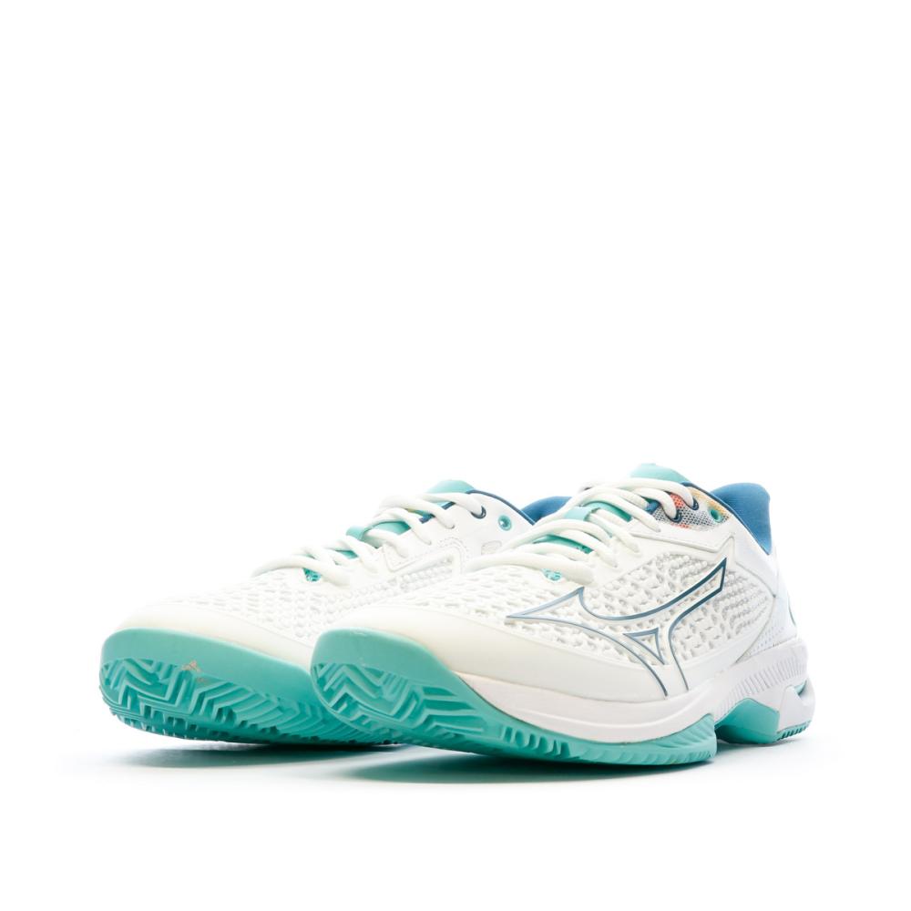 Mizuno Chaussures de tennis Blanches Femme Mizuno Wave Exceed