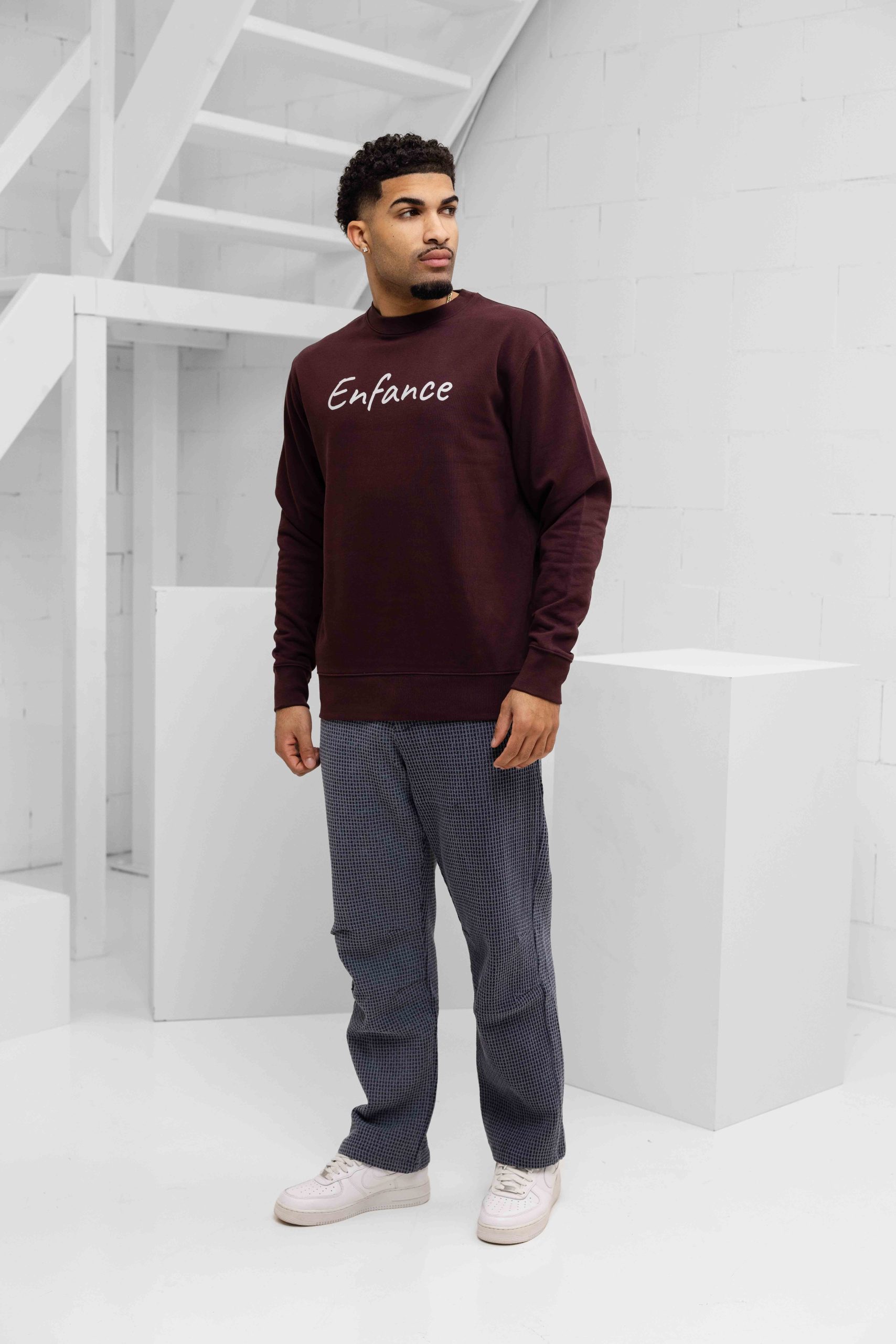 Enfance From Space Sweater Heren Rood