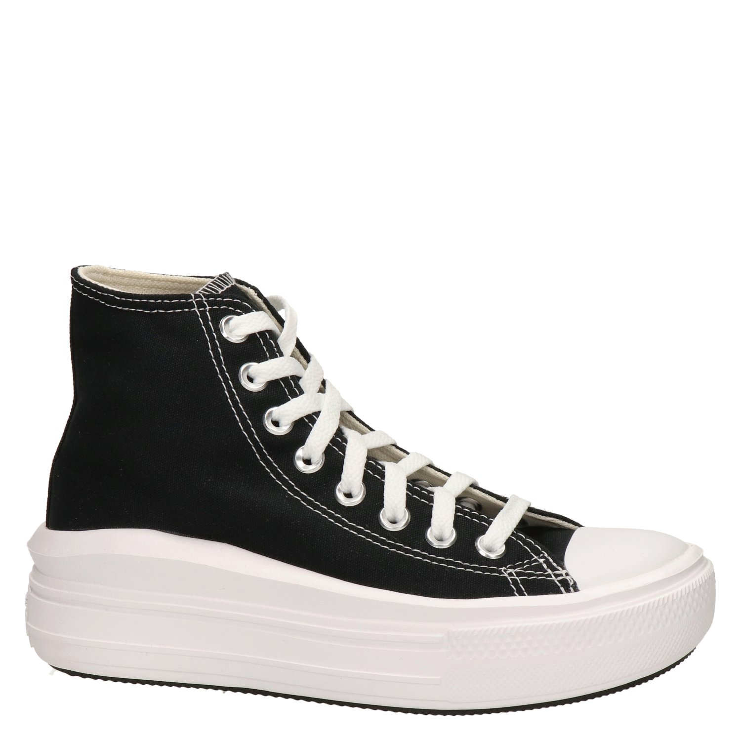 Chuck Taylor All Star Move Platform dames sneaker Converse Zwart