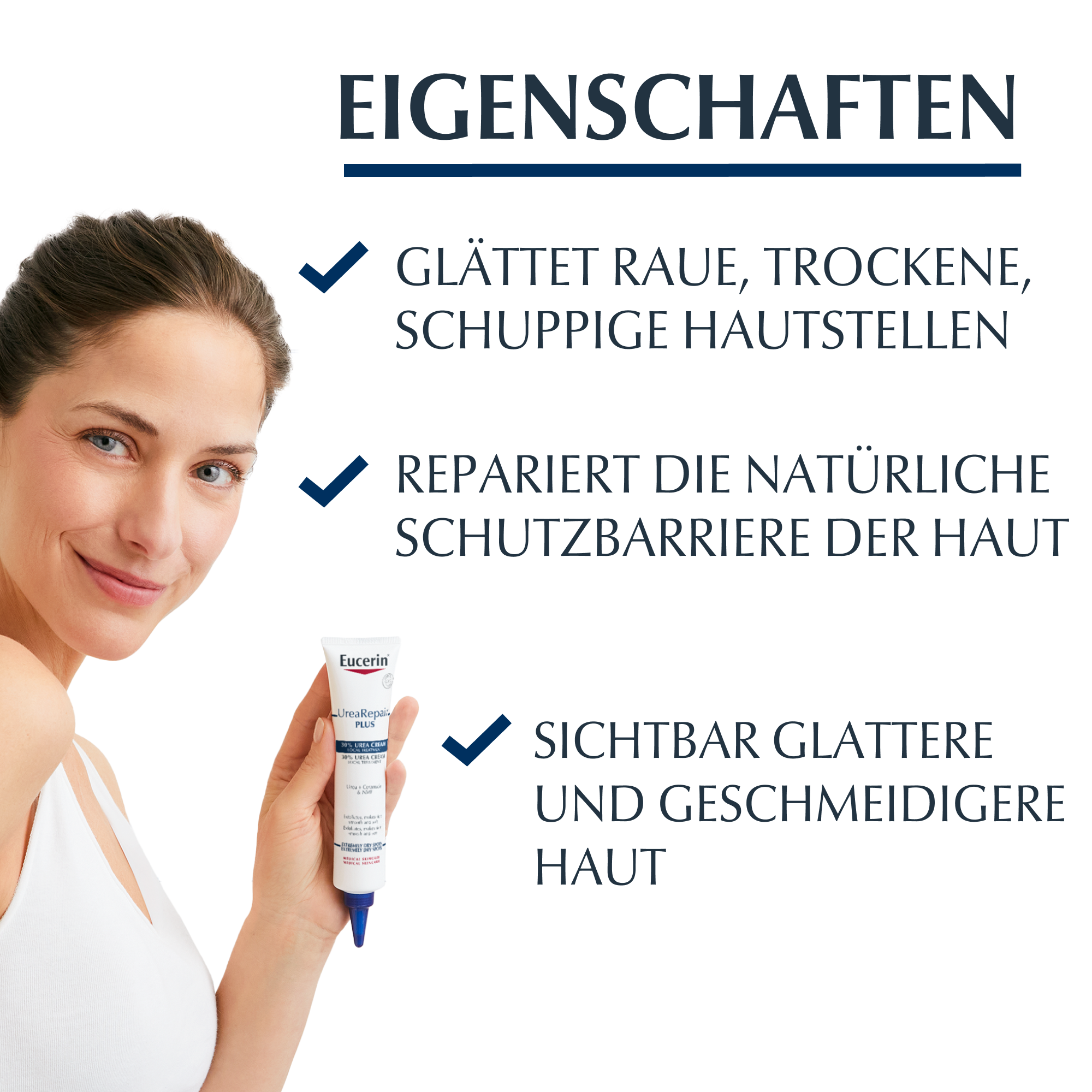 EUCERIN UreaRepair Creme 30 %<br>75 ml, Tube, Creme, Urea