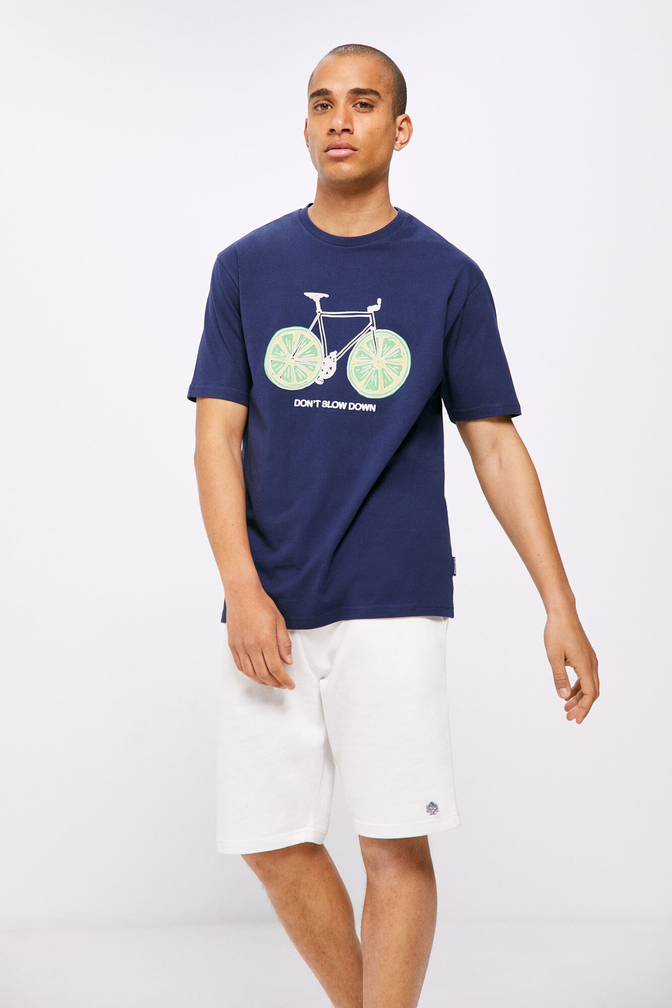 Camiseta Bici Lima - azul médio