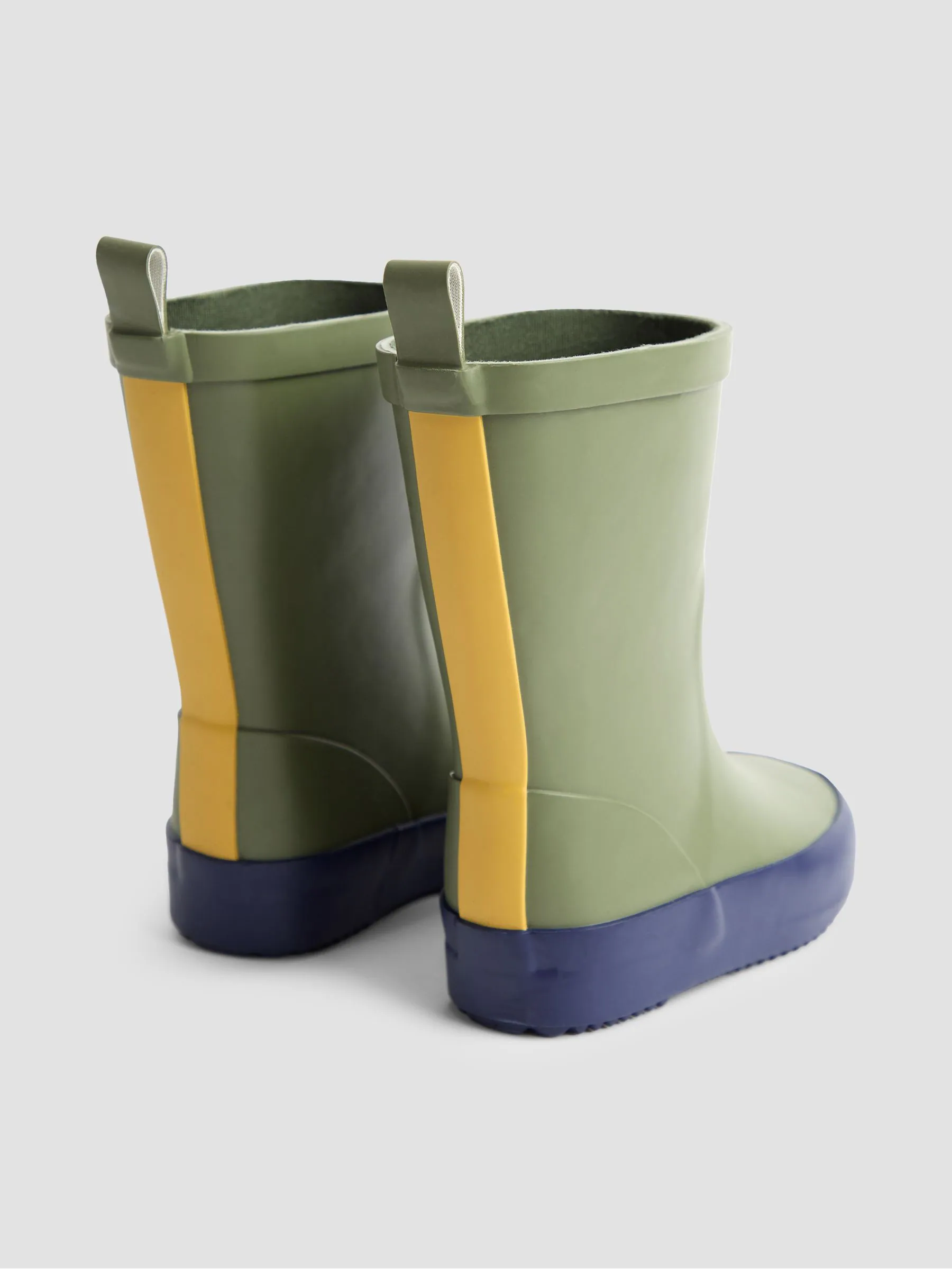Khaki - JoJo Maman Bébé Plain Wellies