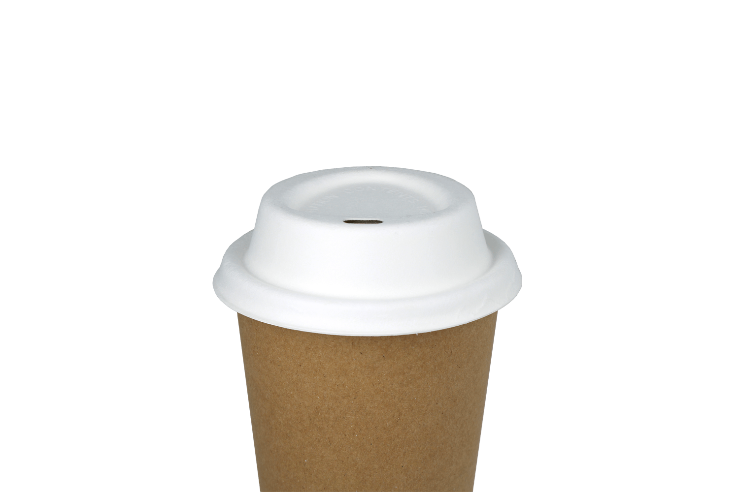 Koffiebeker deksels Ø80mm suikerriet BIO