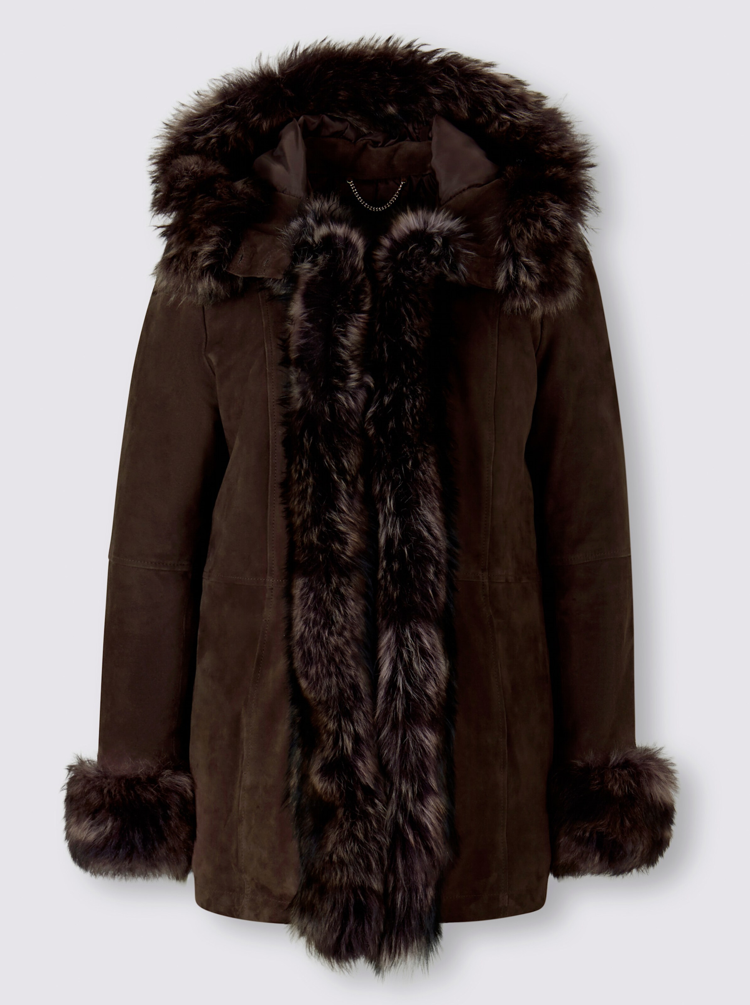Lammfell-Jacke