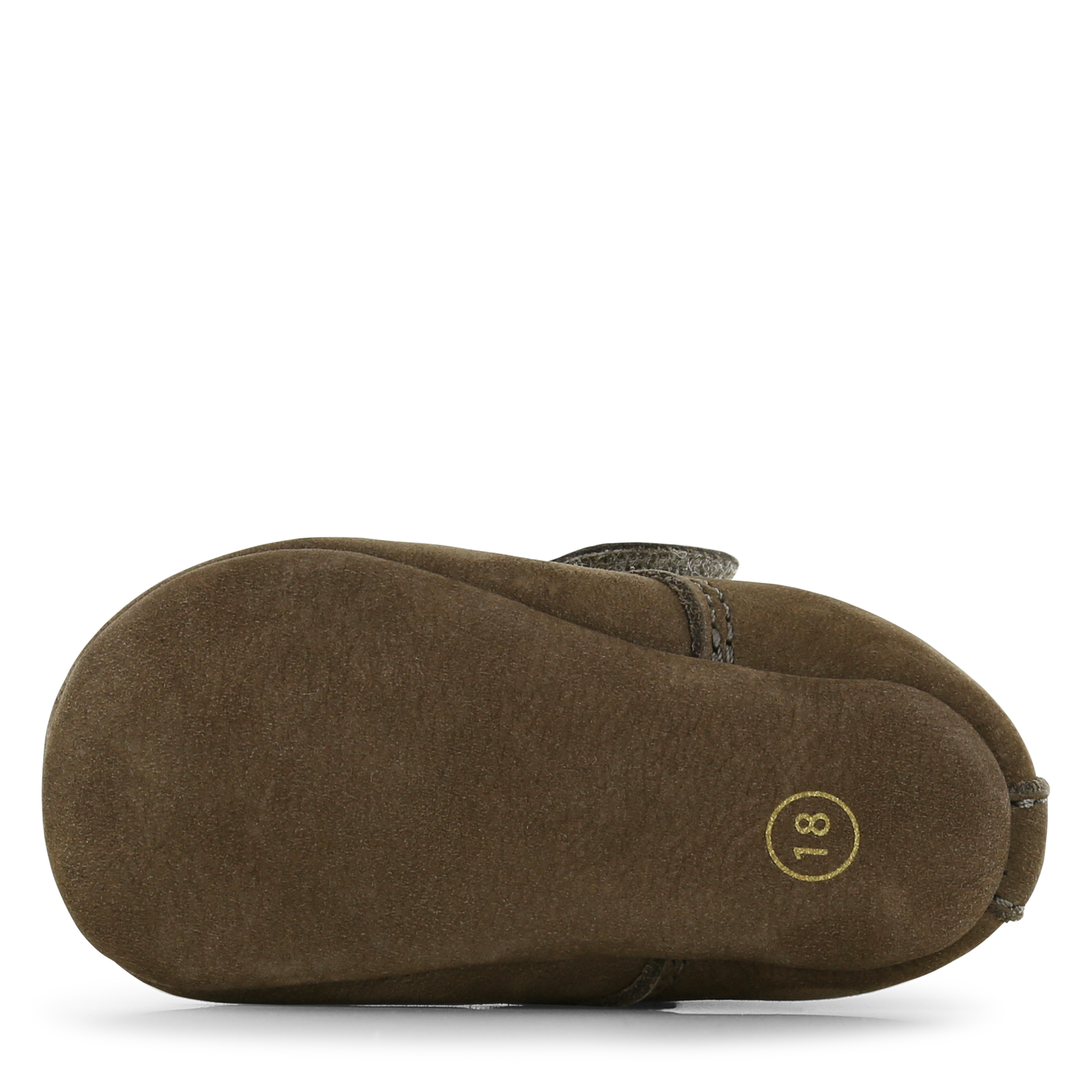 Shoesme Newborn grüner Pantoffel Klettband