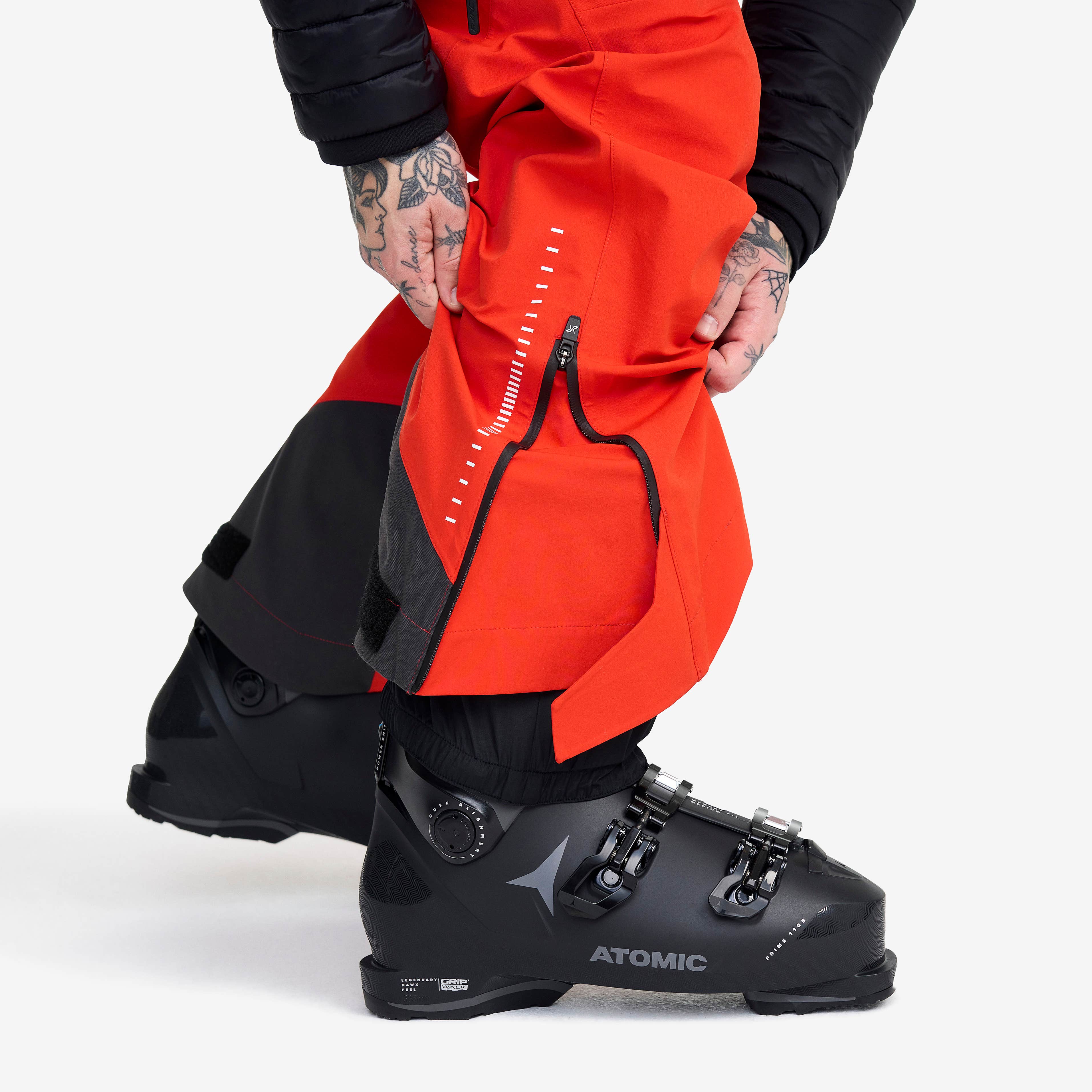 Atlas 3L Ski Bib Pants Herre Lava