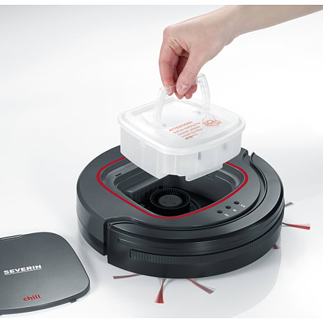 Severin robotstøvsuger RB7025 - sort/rød